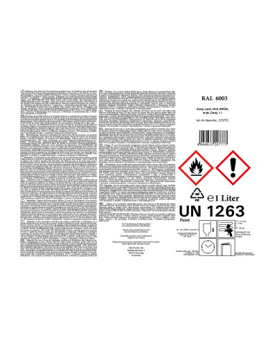 Army Lack, NVA GRÜN,matt, Dose, 1 l