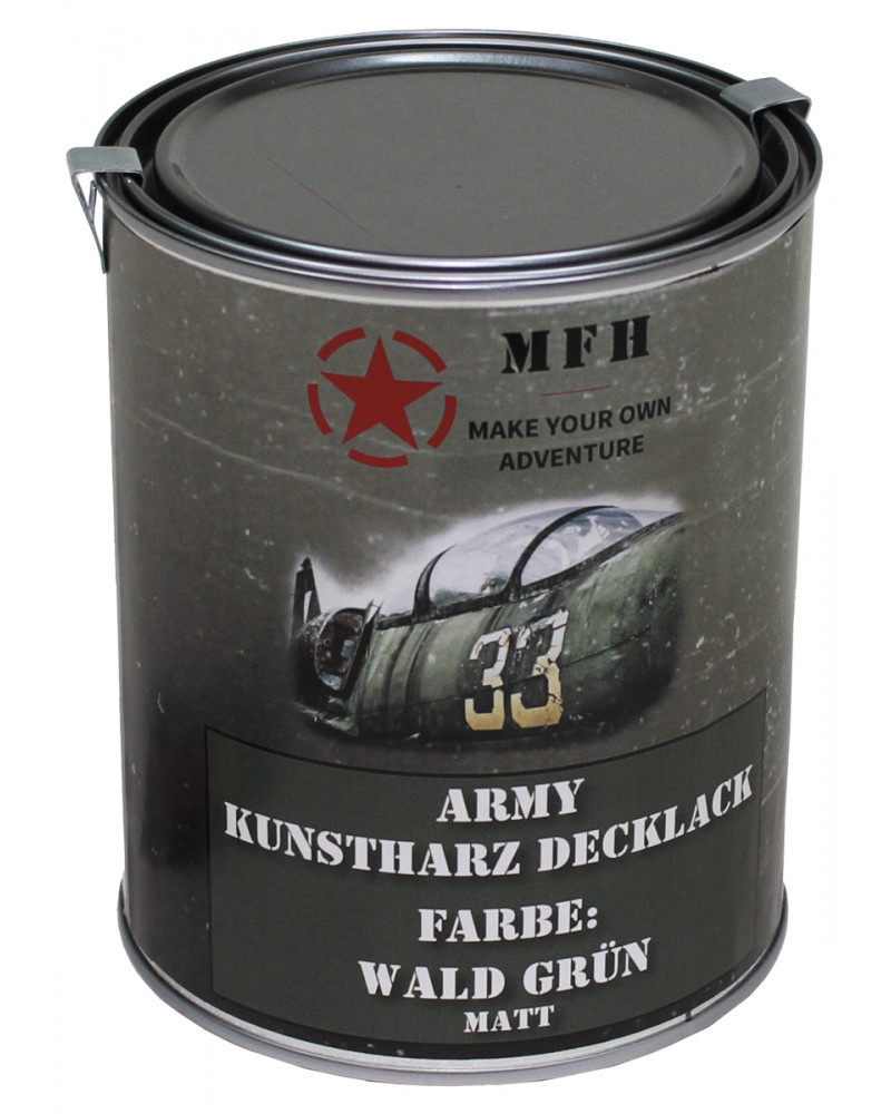 Army Lack, WALD GRÜN,matt, Dose, 1 l