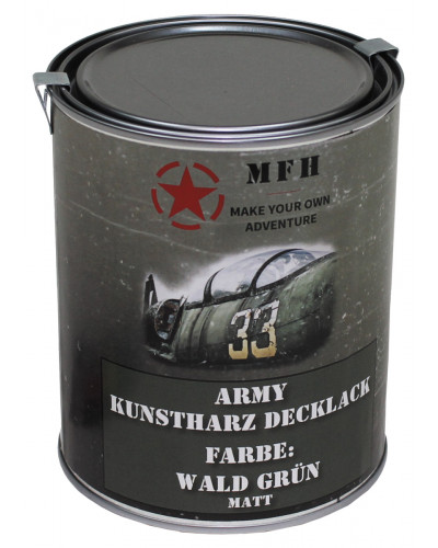 Army Lack, WALD GRÜN,matt, Dose, 1 l