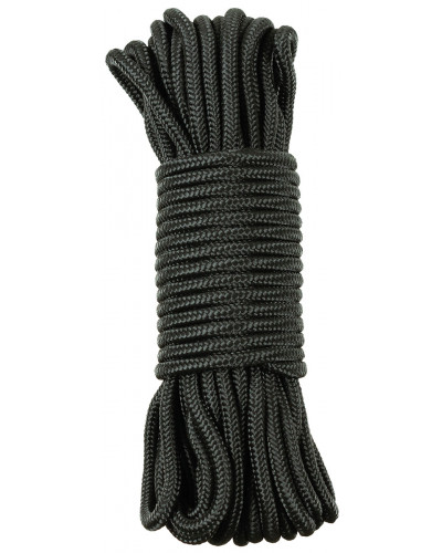 Seil, schwarz, 7 mm, 15 Meter