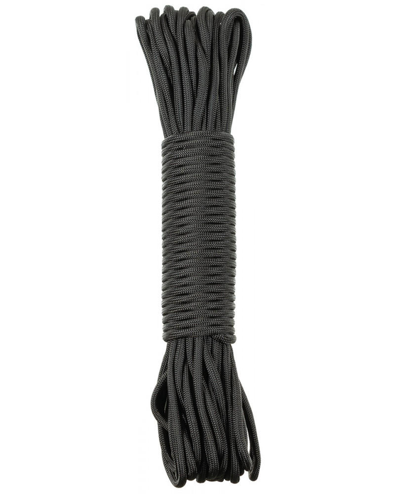 Fallschirmleine, schwarz,100 FT, Nylon