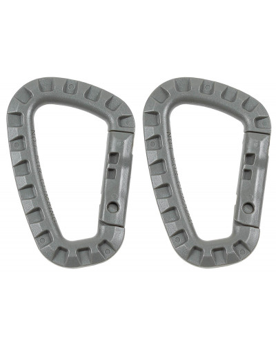 Karabiner, Plastik, foliage,D 7 mm x 8,5 cm, 2er Pack