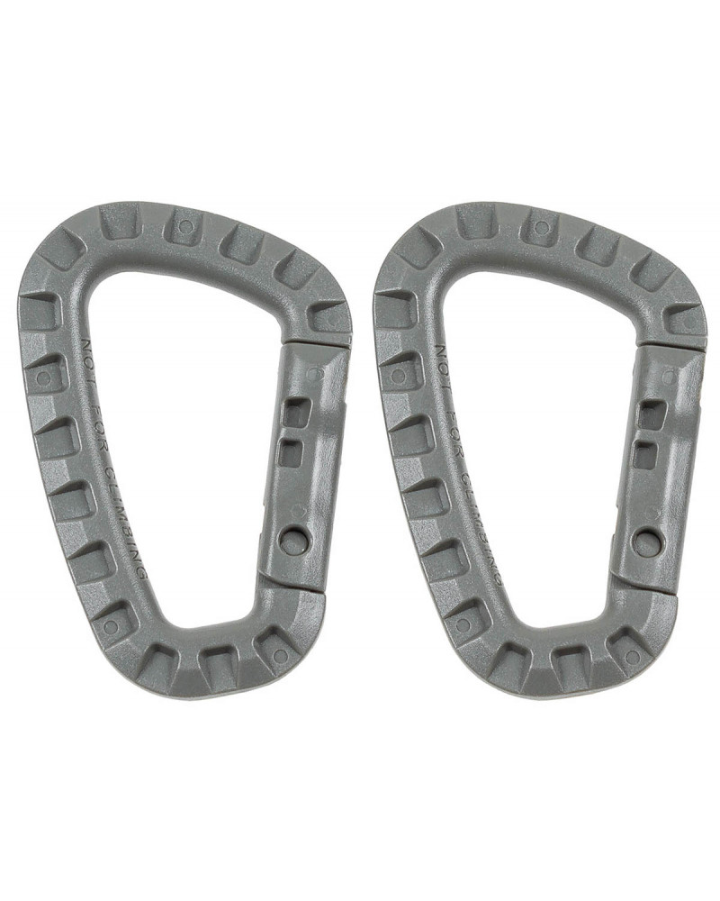 Karabiner, Plastik, foliage,D 7 mm x 8,5 cm, 2er Pack