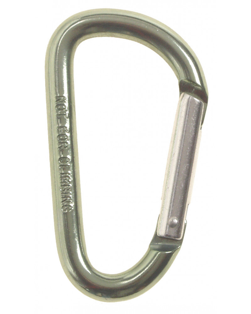 Karabinerhaken,D 8 mm x 7,5 cm, oliv