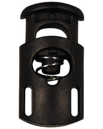Kordelstopper, schwarz,10 Stk. im Pack