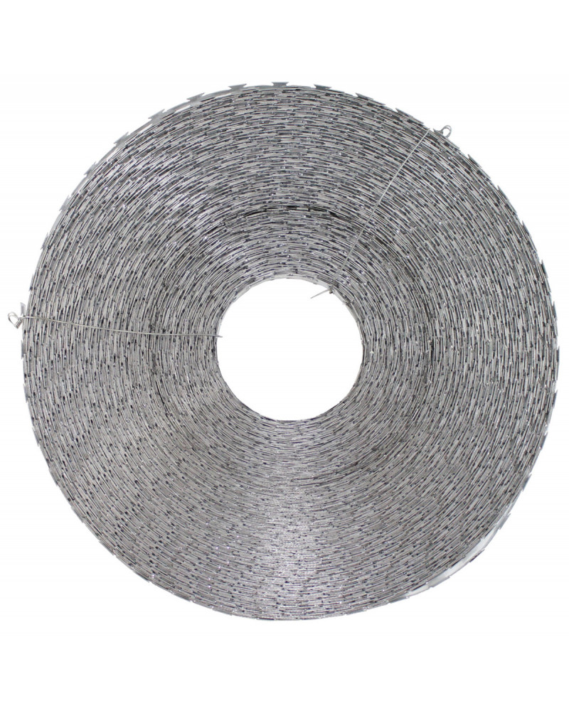Band-Stacheldraht, Metallverzinkt, 120 m, Durchm. 30 cm