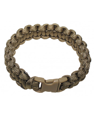 Armband, "Parachute Cord",coyote tan, Breite ca. 1,9 cm