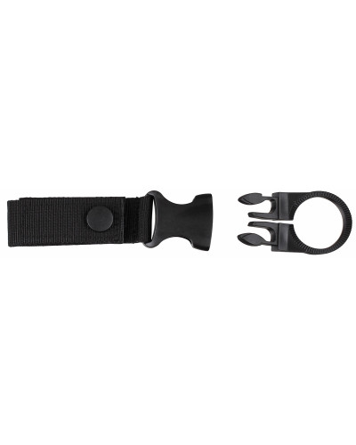 Flaschenhalter, schwarz,für Gürtel und "MOLLE"-System