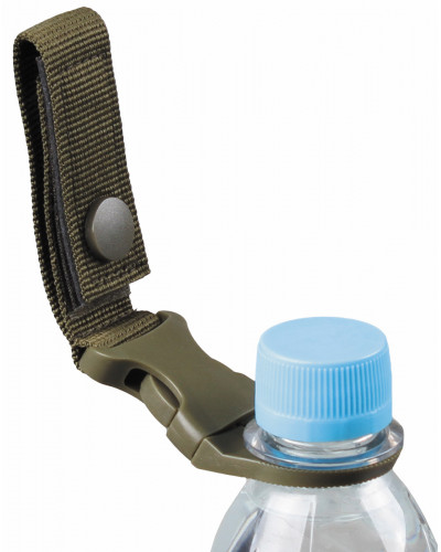 Flaschenhalter, oliv,für Gürtel und "MOLLE"-System