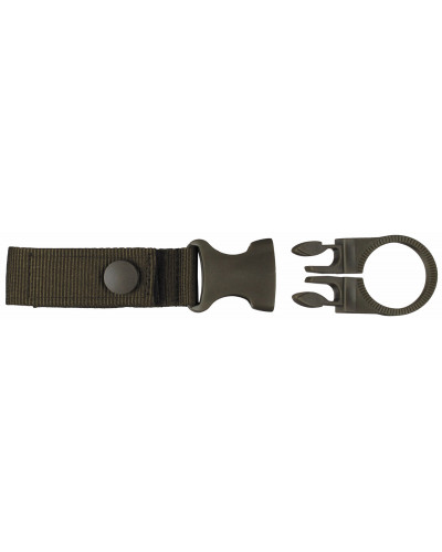 Flaschenhalter, oliv,für Gürtel und "MOLLE"-System