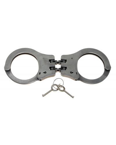 Handschellen, mit Doppelkette,stabile Ausführg., 2 Schlüssel