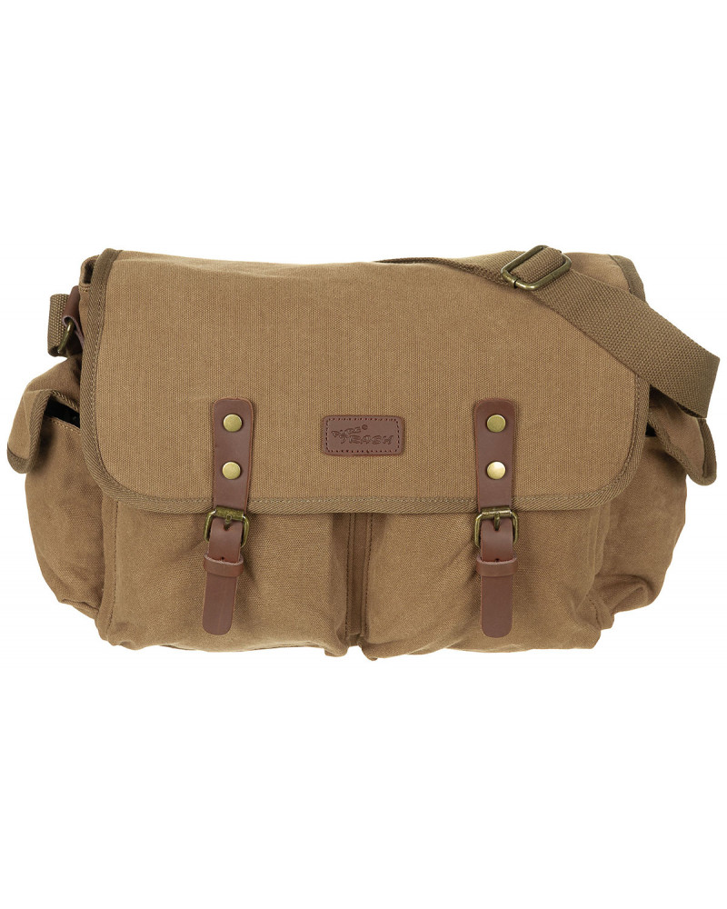 Handtasche, Canvas, "PT",braun