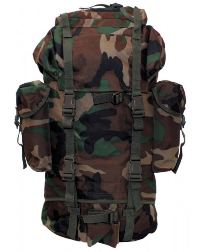 BW Kampfrucksack, 65 l, Alu-Aussteifung, woodland