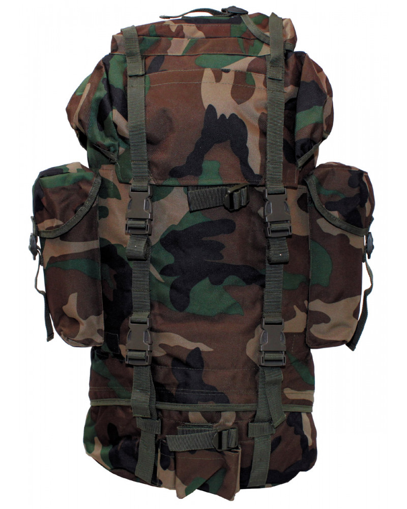 BW Kampfrucksack, 65 l, Alu-Aussteifung, woodland