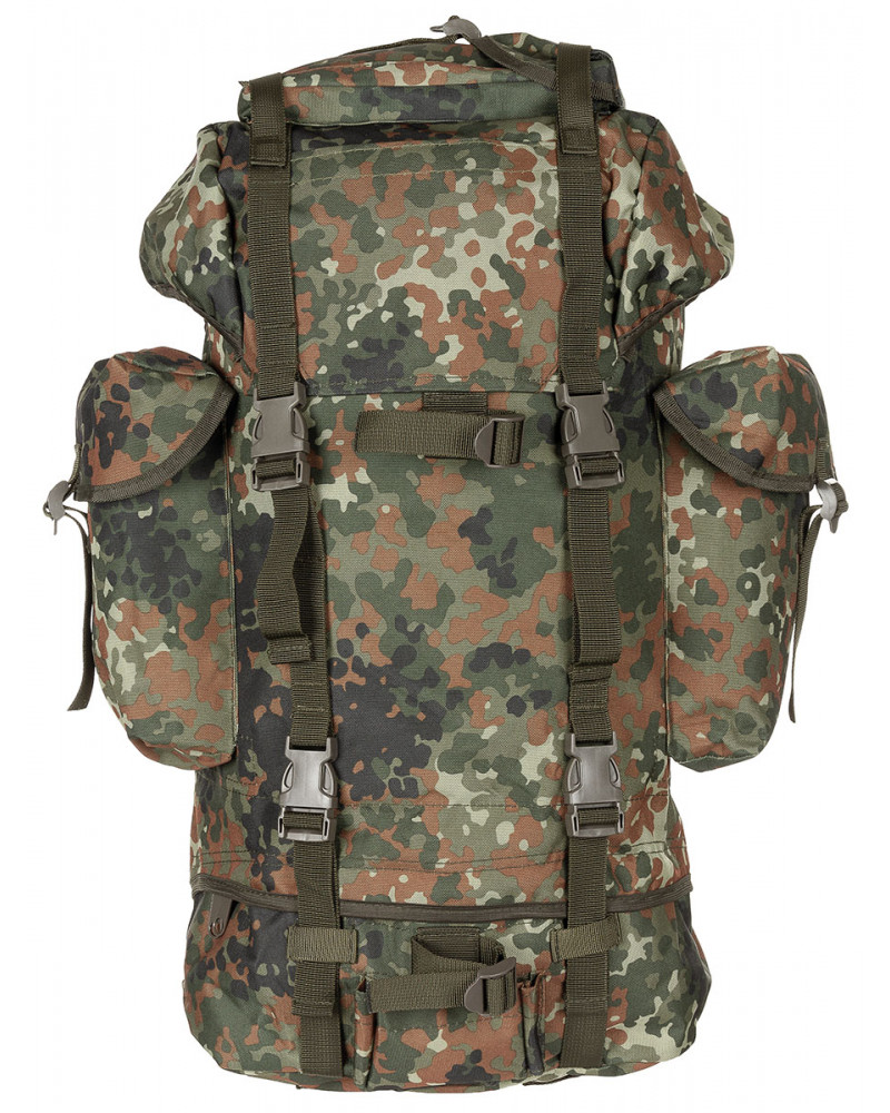 BW Kampfrucksack, 65 l, Alu-Aussteifung, flecktarn
