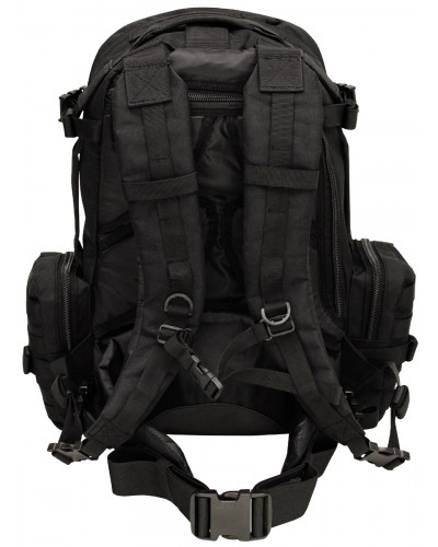 Ital. Rucksack, schwarz,"Tactical-Modular"