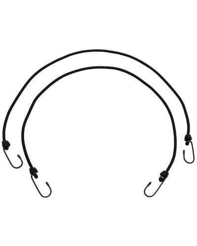 Expander, 75 cm, mit Haken,6 mm, schwarz, 2er Pack