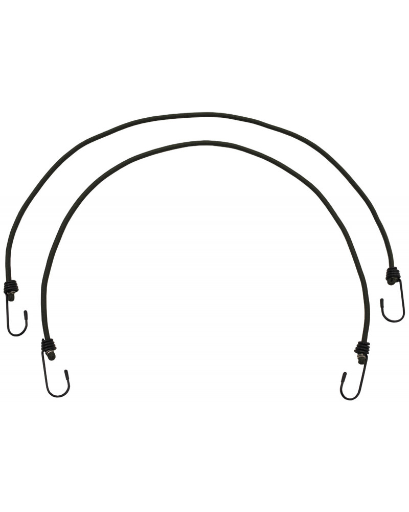 Expander, 75 cm, mit Haken,6 mm, oliv, 2er Pack