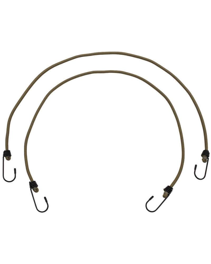 Expander, 75 cm, mit Haken,6 mm, coyote tan, 2er Pack
