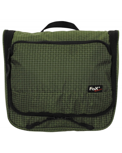 Waschzeugtasche, oliv,Rip Stop, Nylon