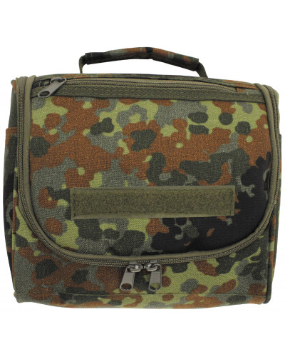 Waschzeugtasche, flecktarn,Cordura