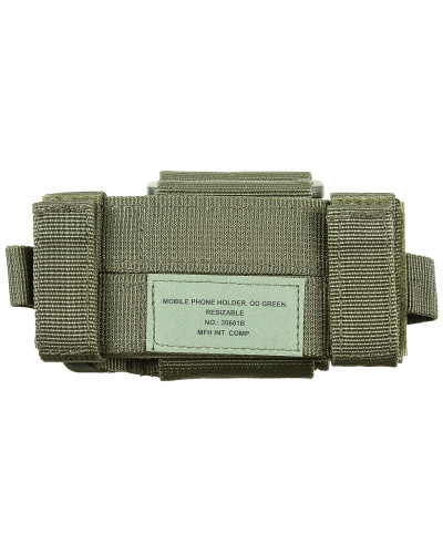 Handyhalter, "MOLLE",oliv, verstellbar