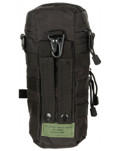 Tasche, rund, "MOLLE", schwarz