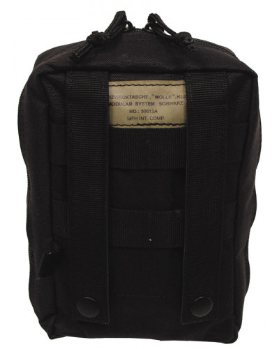 Mehrzwecktasche, "MOLLE",klein, schwarz