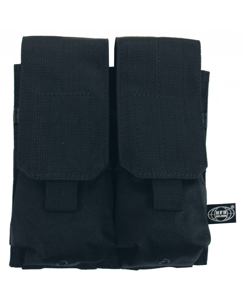 Magazintasche, 2-fach,"MOLLE",schwarz