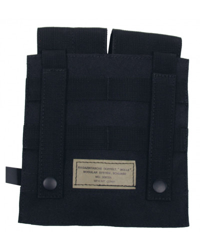 Magazintasche, 2-fach,"MOLLE",schwarz