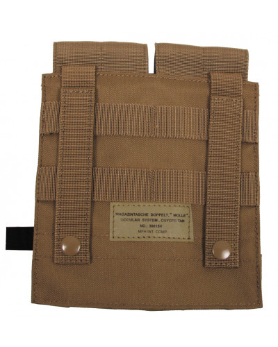 Magazintasche, 2-fach,"MOLLE",coyote tan