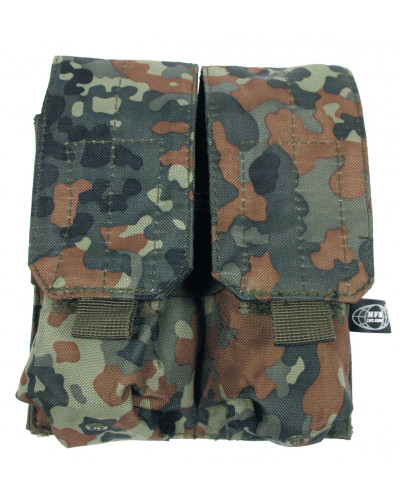 Magazintasche, 2-fach,"MOLLE",flecktarn