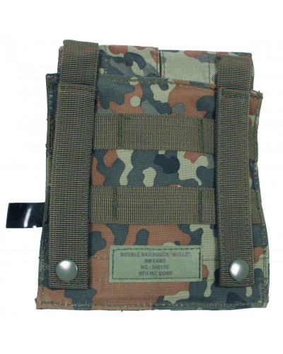 Magazintasche, 2-fach,"MOLLE",flecktarn