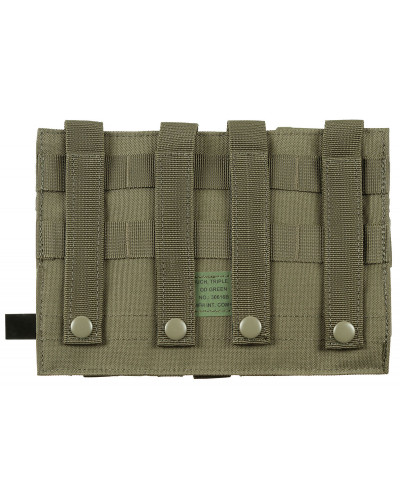 Magazintasche,3-fach,"MOLLE", oliv