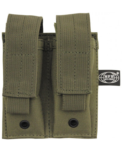 Magazintasche, 2-fach, klein,"MOLLE", oliv