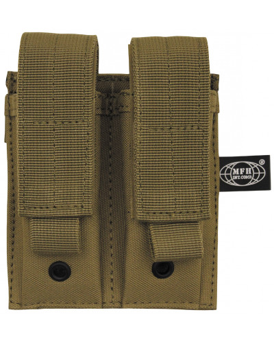 Magazintasche, 2-fach, klein,"MOLLE", coyote tan