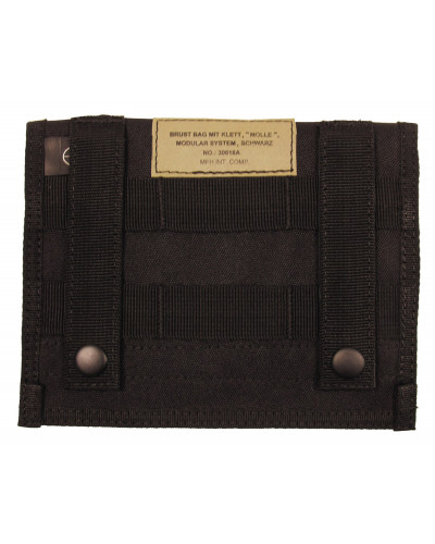 Brusttasche, "MOLLE",schwarz