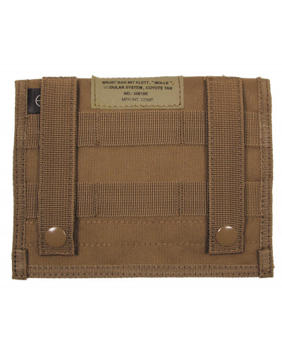 Brusttasche, "MOLLE",coyote tan