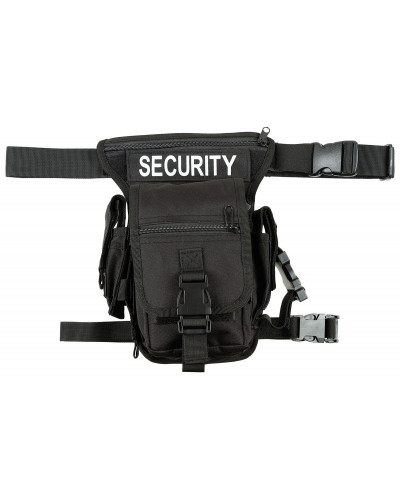 Hip Bag, "Security", schwarz,Bein- und Gürtelbefestigung
