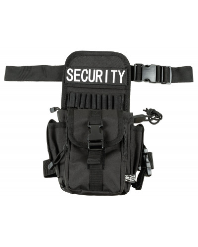 Hüft- und Oberschenkeltasche,"Security", schwarz