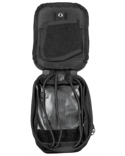 Gürtel-Umhängetasche, schwarz,mit abnehmbarem Holster