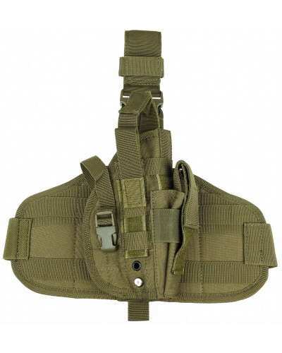 Pistolenbeinholster, "MOLLE",rechts, oliv