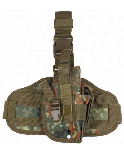 Pistolenbeinholster, "MOLLE",rechts, flecktarn