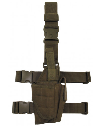 Pistolenbeinholster, coyote,verstellbar, rechts