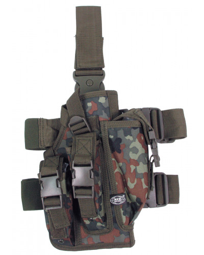 Pistolenbeinholster,flecktarn,rechts
