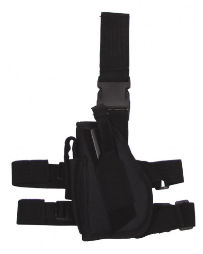 Pistolenbeinholster, links,schwarz