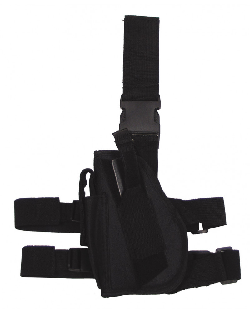 Pistolenbeinholster, links,schwarz