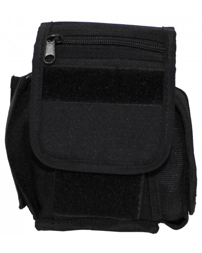 Gürteltasche mit 3 Fächern,schwarz