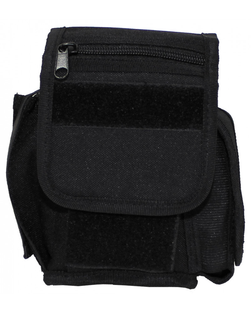 Gürteltasche mit 3 Fächern,schwarz