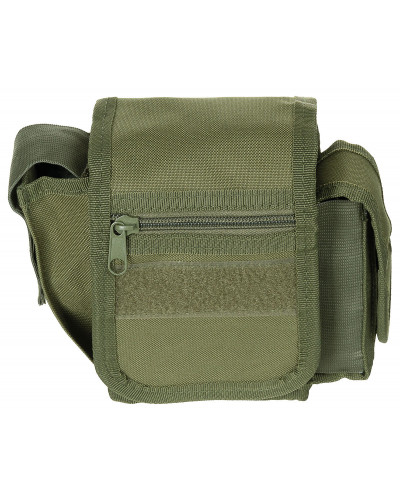 Gürteltasche mit 3 Fächern,oliv
